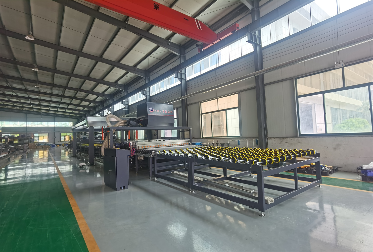 Production process of laminated glass